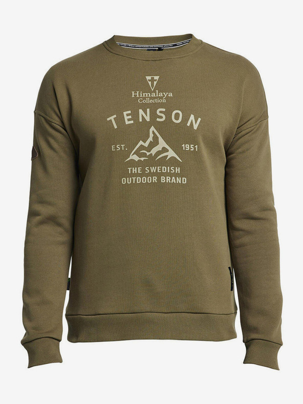 Tenson Pánska mikina TENSON Himalaya Crew M khaki