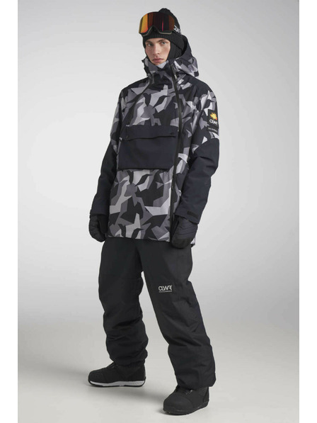 Tenson Pánska Snowboardová bunda Colourwear Foil M Sivý maskáč