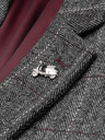 Ombre Clothing Ozdobná kovová spona na šaty strieborná Ombre Clothing