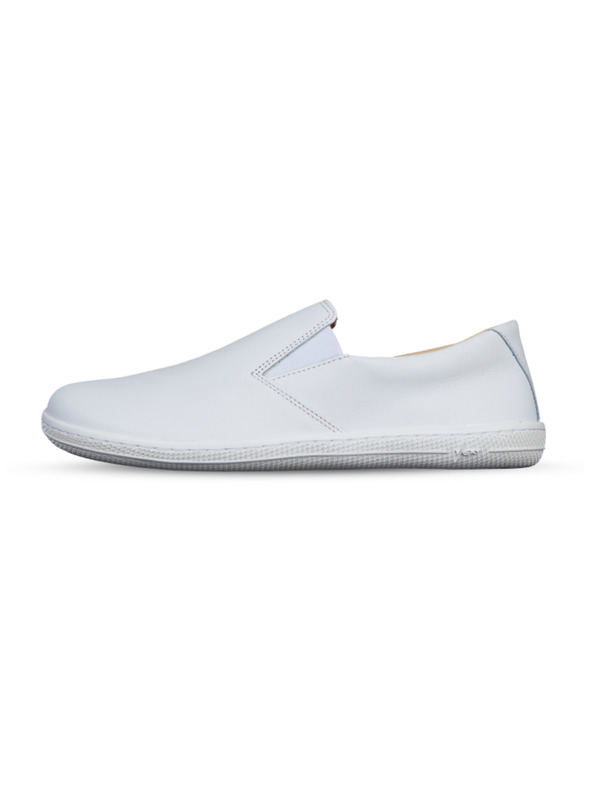 Vasky Dámske kožené barefoot biele Vasky Barefoot Lerry