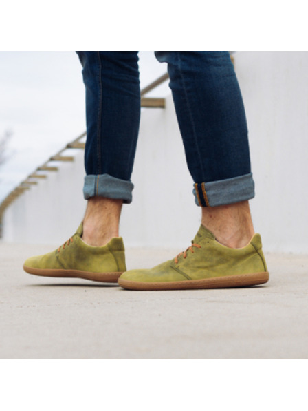 Vasky Dámske kožené barefoot zelené Vasky Terry Green