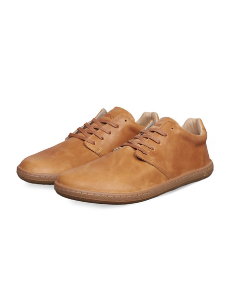 Vasky Dámske kožené barefoot svetlohnedé Vasky Terry Caramel