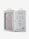 Guess Guess PU 4G Metal Logo Zadný Kryt pre Samsung Galaxy S24 Pink