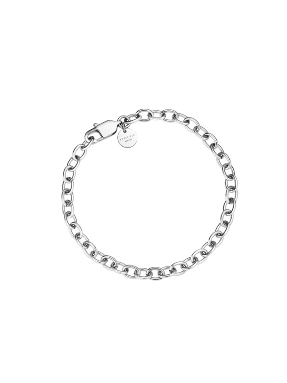 Rosefield Rosefield náramok striebornej farby Oval Chainlink JBOCS-J594