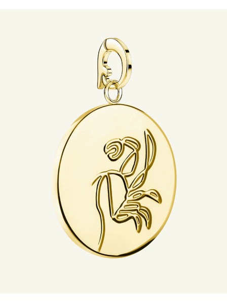 Rosefield Rosefield prívesok zlatej farby Zodiac Coin Rak