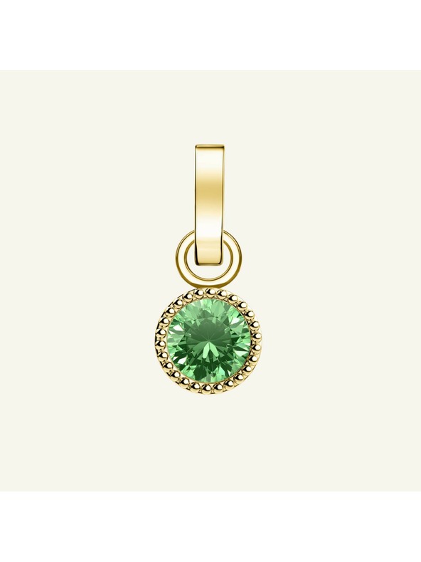 Rosefield Rosefield prívesok zlatej farby Birthstone August farba