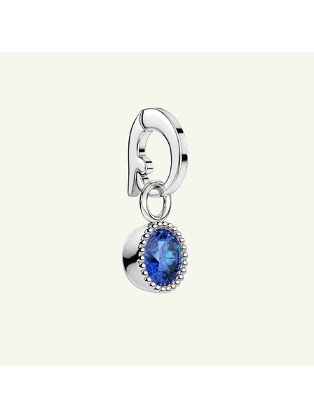Rosefield Rosefield prívesok striebornej farby Birthstone September farba