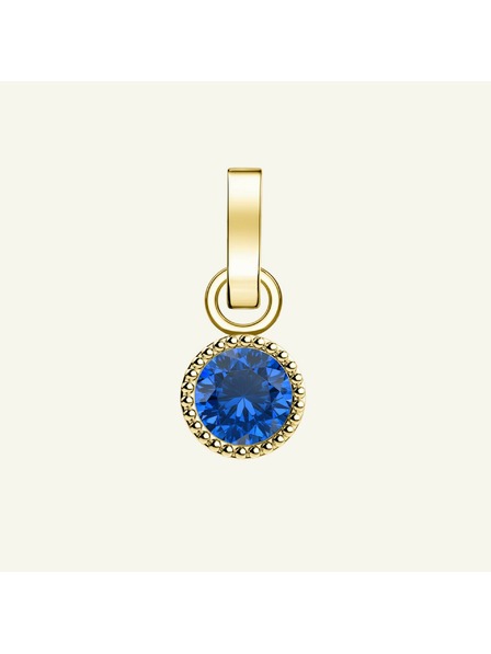 Rosefield Rosefield prívesok zlatej farby Birthstone September farba