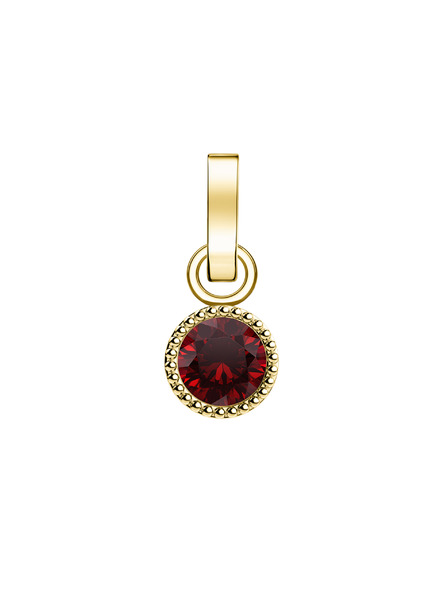 Rosefield Rosefield prívesok zlatej farby Birthstone January farba