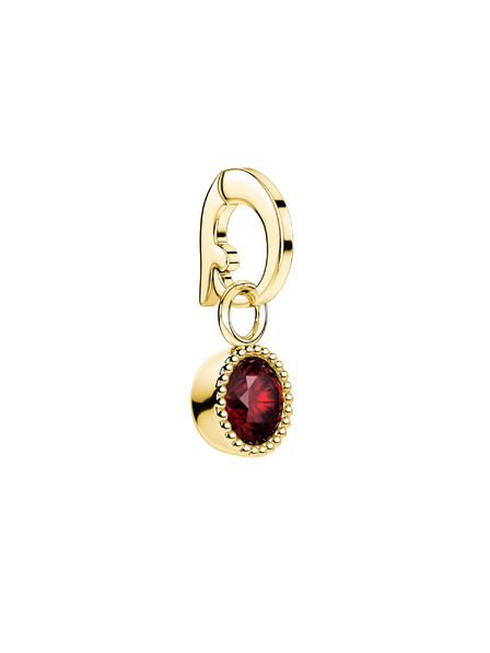 Rosefield Rosefield prívesok zlatej farby Birthstone January farba