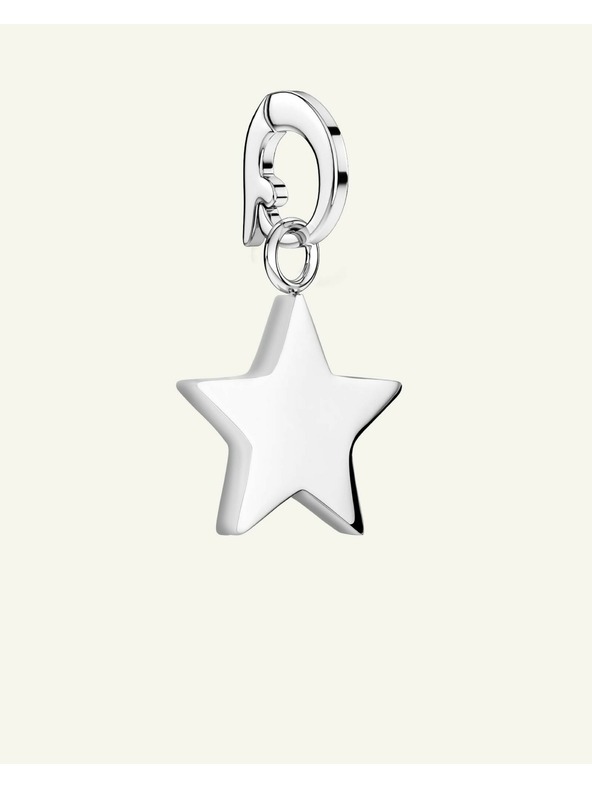 Rosefield Rosefield prívesok Symbol Star v striebornej farbe