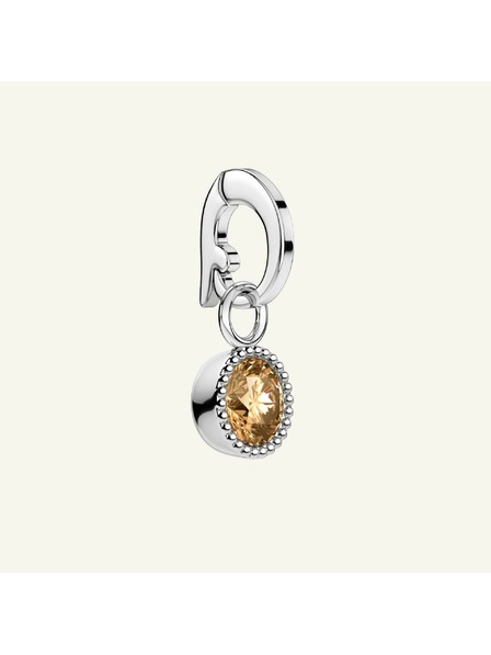 Rosefield Rosefield prívesok striebornej farby Birthstone November farba