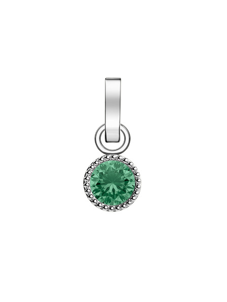 Rosefield Rosefield prívesok striebornej farby Birthstone Máj farba