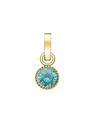 Rosefield Rosefield prívesok zlatej farby Birthstone Marec farba