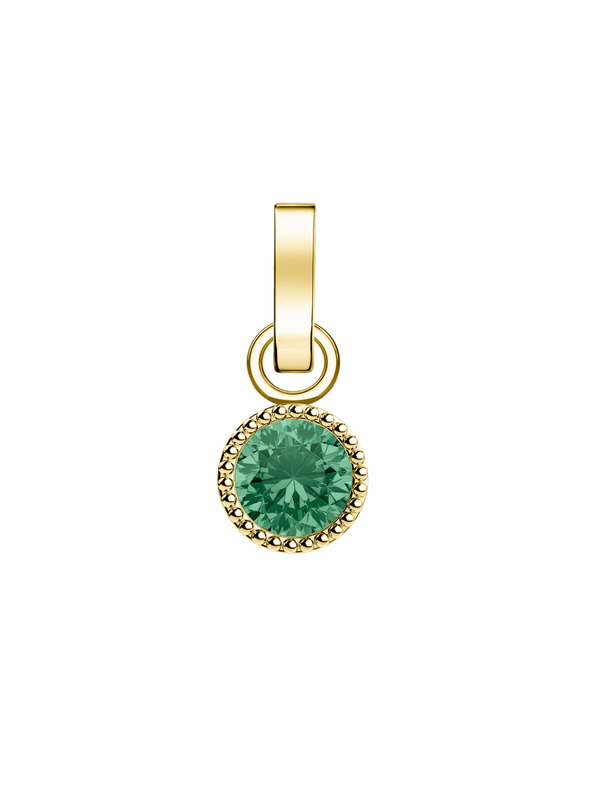 Rosefield Rosefield prívesok zlatej farby Birthstone Máj farba