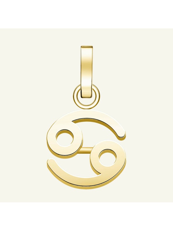 Rosefield Rosefield prívesok zlatej farby Zodiac Symbol Rak