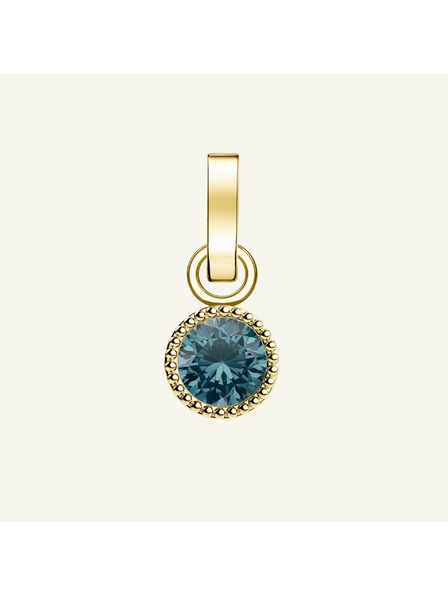 Rosefield Rosefield prívesok zlatej farby Birthstone December farba