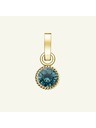 Rosefield Rosefield prívesok zlatej farby Birthstone December farba