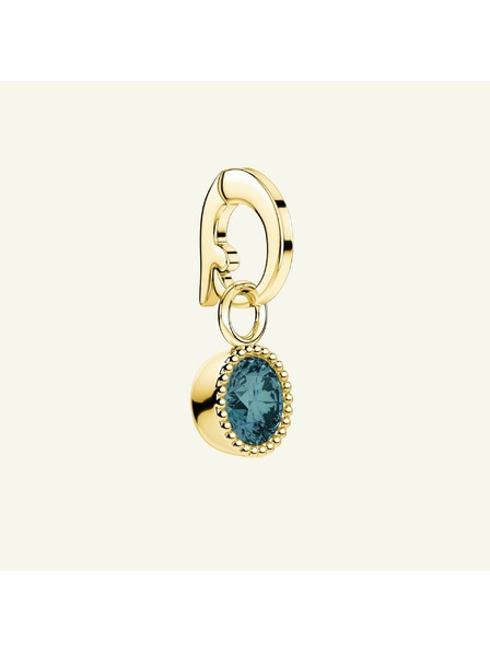 Rosefield Rosefield prívesok zlatej farby Birthstone December farba