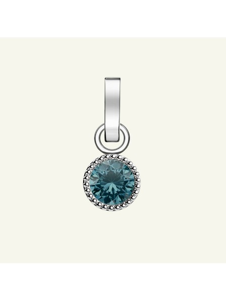 Rosefield Rosefield prívesok striebornej farby Birthstone December farba