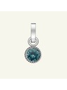 Rosefield Rosefield prívesok striebornej farby Birthstone December farba