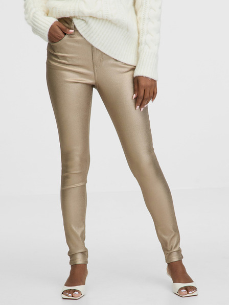 Orsay Zlaté dámske skinny fit džínsy ORSAY
