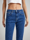 Pepe Jeans Modré dámske džínsy rovného strihu Pepe Jeans Mary
