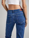 Pepe Jeans Modré dámske džínsy rovného strihu Pepe Jeans Mary