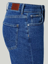 Pepe Jeans Modré dámske džínsy rovného strihu Pepe Jeans Mary