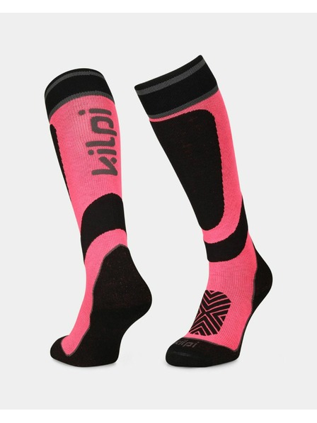 Kilpi Unisex lyžiarske podkolienky Kilpi ANXO-U Ružová