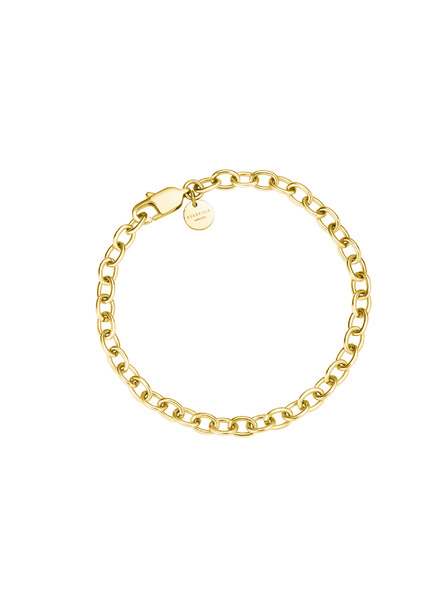 Rosefield Rosefield náramok zlatej farby Oval Chainlink JBOCG-J593