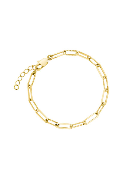 Rosefield Rosefield náramok zlatej farby Hammered Chain JBHCG-J595