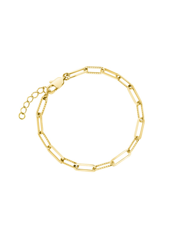 Rosefield Rosefield náramok zlatej farby Hammered Chain JBHCG-J595