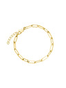 Rosefield Rosefield náramok zlatej farby Hammered Chain JBHCG-J595
