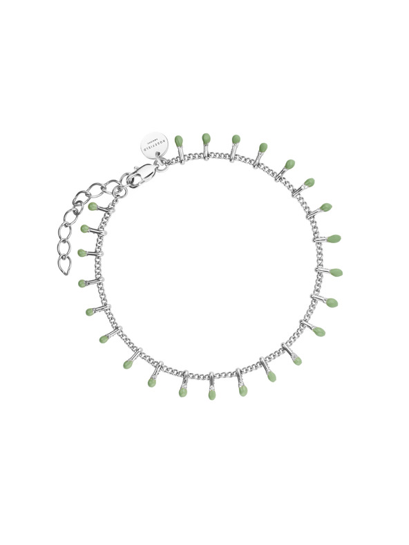 Rosefield Rosefield náramok striebornej farby Drop chain JBDCS-J679