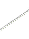 Rosefield Rosefield náramok striebornej farby Drop chain JBDCS-J679