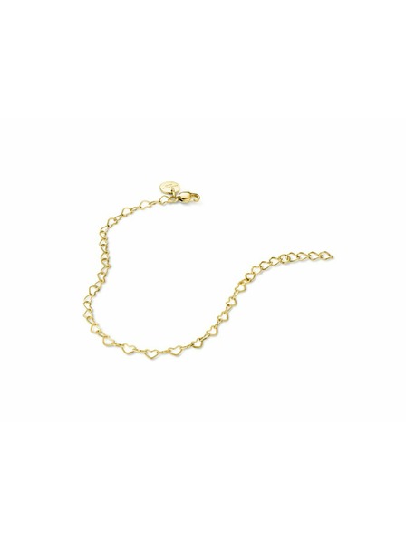 Rosefield Rosefield náramok v zlatej farbe Heart Chain JBHCG-J682