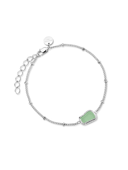 Rosefield Rosefield náramok striebornej farby Organic Gemstone JBOGS-J657