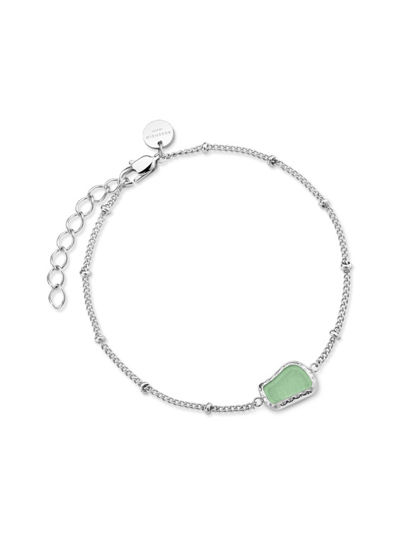 Rosefield Rosefield náramok striebornej farby Organic Gemstone JBOGS-J657