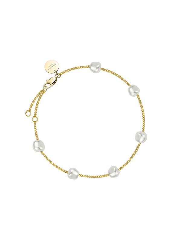 Rosefield Rosefield náramok zlatej farby Multi Pearl JBLPG-J603