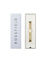 Rosefield Dámske hranaté hodinky Rosefield Boxelle BWGSG-B01