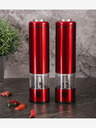 Berlingerhaus Elektrický mlynček na korenie a soľ Burgundy Metallic Line BERLINGERHAUS