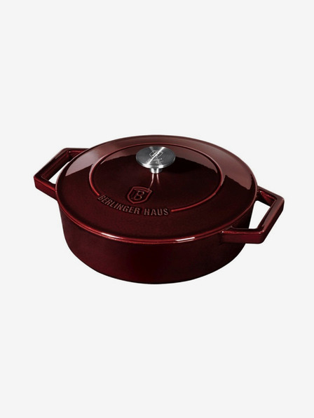 Berlingerhaus Pekáč liatinový s pokrievkou 26 cm Burgundy Line BERLINGERHAUS