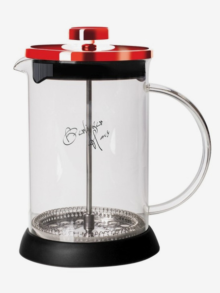 Berlingerhaus Kanvica na čaj a kávu French Press 600 ml Burgundy Metallic Line BERLINGERHAUS