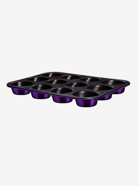 Berlingerhaus Forma na muffiny BERLINGERHAUS Purple Metallic Line s titánovým povrchom (12 ks)