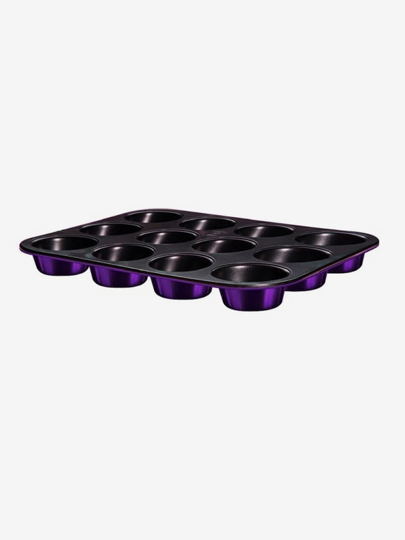 Berlingerhaus Forma na muffiny BERLINGERHAUS Purple Metallic Line s titánovým povrchom (12 ks)