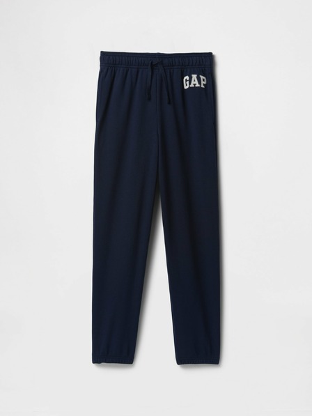 GAP Detské tepláky fleece logo army GAP