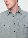 GAP Džínsová oversize košeľa Americana GAP