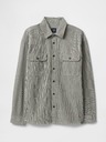 GAP Džínsová oversize košeľa Americana GAP