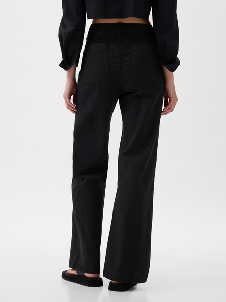 GAP Nohavice Khaki Wide GAP